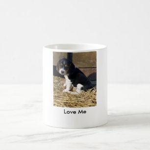 Liebe ich - niedlicher Beagle-Welpe Snoopy Kaffeetasse
