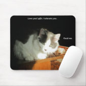 Liebe? Ich toleriere dich Mousepad (Mit Mouse)