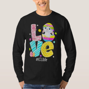 Liebe Icu Life Krankenschwester Sonnige Ohren Sonn T-Shirt