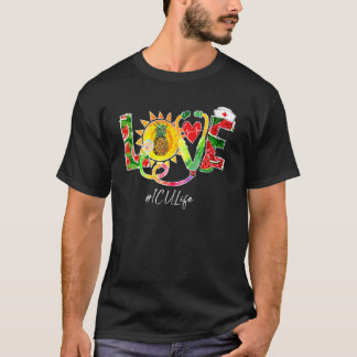 Liebe Icu Nurse Off Duty Watermelon Ananas Sommer T-Shirt