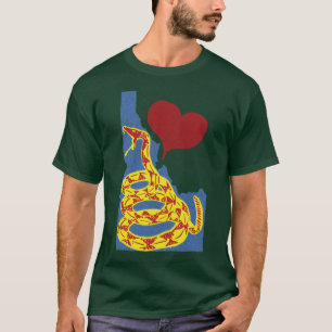 Liebe Idaho Gadsen Schlange T-Shirt