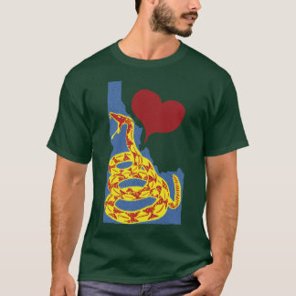 Liebe Idaho Gadsen Schlange T-Shirt