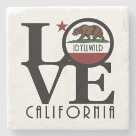 LIEBE Idyllwild Kalifornien Steinuntersetzer