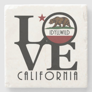 LIEBE Idyllwild Kalifornien Steinuntersetzer