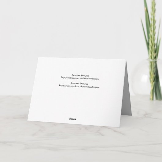 Liebe Igel Karte (Rückseite)