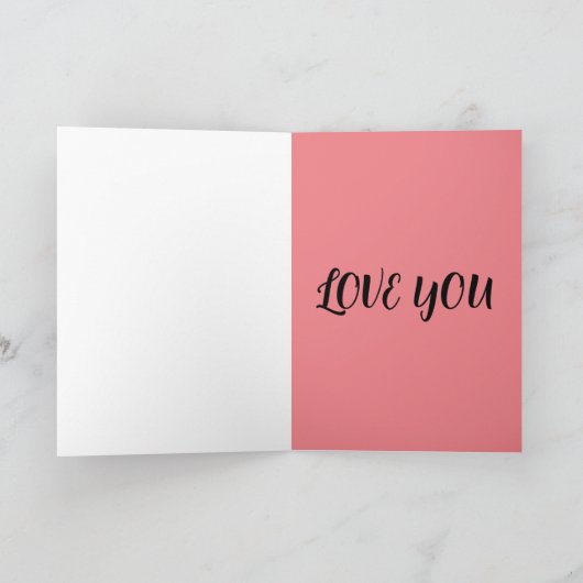 LIEBE, IHN ZU SCHÜTTERN, MIT IHNEN EINFACH KARTEN  (Innenseite)