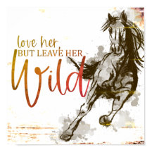 Liebe ihr, aber Verließ ihre Wildpferdeskizze