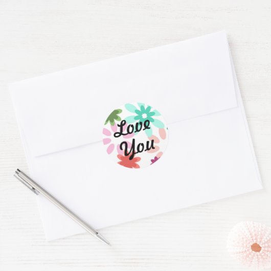 Liebe Ihr Aufkleber (Umschlag)