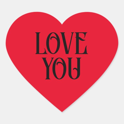 Liebe Ihr Aufkleber (Vorderseite)