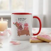 Liebe Ihr ewig Niedlicher französischer Dackel Hun Tasse