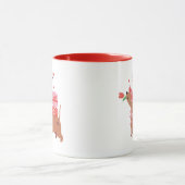 Liebe Ihr ewig Niedlicher französischer Dackel Hun Tasse (Zentrum)