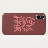 Liebe Ihr Haar Case-Mate iPhone Hülle (Rückseite (Horizontal))
