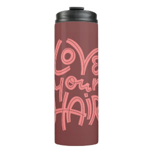 Liebe Ihr Haar Thermosbecher