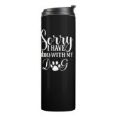 Liebe Ihr Haustier Tag Thermosbecher (Nach links gedreht)