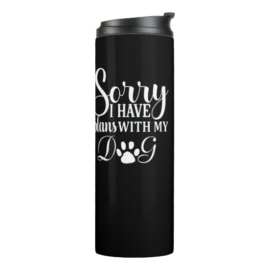 Liebe Ihr Haustier Tag Thermosbecher (Nach links gedreht)