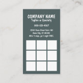 Liebe Ihr Haustierkupon-Karte bokeh Treuekarte (Rückseite)