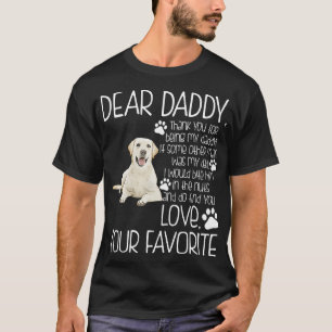 Liebe Ihr Lieblingslabrador-Retriever-Hundet-shirt T-Shirt