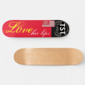 LIEBE IHR LIPS-Skateboard Skateboard (Horizontal)