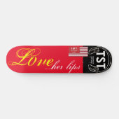 LIEBE IHR LIPS-Skateboard Skateboard (Horizontal)