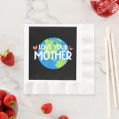 Liebe Ihr Muttererdtag Serviette (Beispiel)