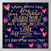 Liebe Ihr Nachschlagewerk sorgt für Inspiritivität Poster (Vorne)