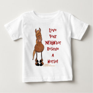 Liebe Ihr NEIGHbor-Pferd Baby T-shirt