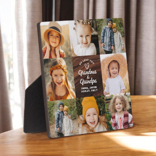 Liebe Ihr Oma Opa Wood Instagram Foto Fotoplatte