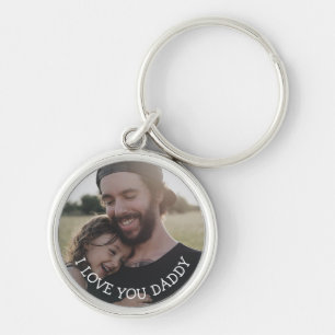 Liebe, Ihr Papa, Personalisierte Foto Schlüsselket Schlüsselanhänger