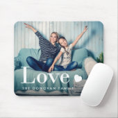 Liebe | Ihr persönliches Foto und Ihr Herz Mousepad (Mit Mouse)