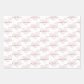 Liebe Ihr schönes Herz Wrapping Paper Set Geschenkpapier Set (Vorderseite)