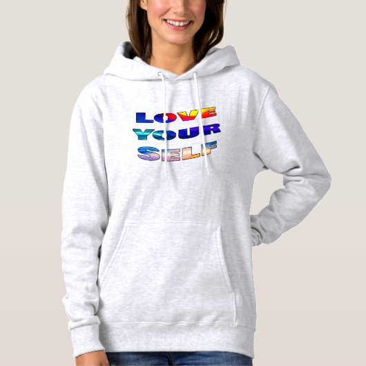 Liebe Ihr Selbst - Hoodie (Vorderseite)