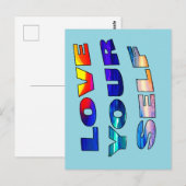 Liebe Ihr Selbst - Postkarte (Vorne/Hinten)
