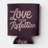 Liebe Ihr Spiegelbild Dosenkühler (Vorderseite)