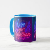 Liebe Ihr Spiegelbild Tasse (Vorderseite Links)