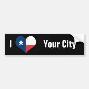 Liebe Ihr texanischer Autoaufkleber