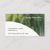 Liebe Ihre Bäume, Bäume Wertschätzung Visitenkarte (Rückseite)