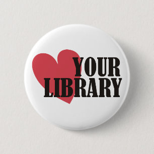 Liebe Ihre Bibliothek Button