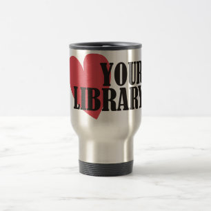 Liebe Ihre Bibliothek Reisebecher