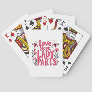 Liebe Ihre Lady Parts Womb Body Positioning Spielkarten