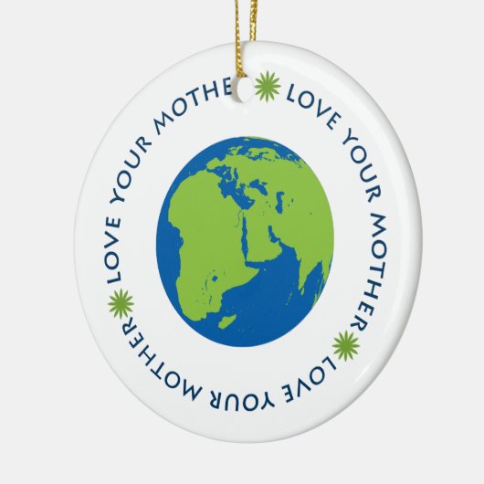 Liebe Ihre Mutter (Erde) Keramikornament (Links)