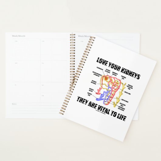 Liebe Ihre Nieren Sie sind lebenswichtig Nephron Planer (Anzeige)