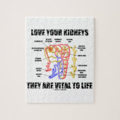 Liebe Ihre Nieren Sie sind lebenswichtig (Nephron) Puzzle (Vertikal)