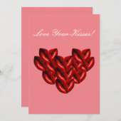 Liebe Ihre Valentinstag-Karte Feiertagskarte (Vorne/Hinten)