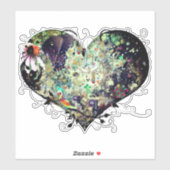 Liebe Ihre Welt Aufkleber (Blatt)