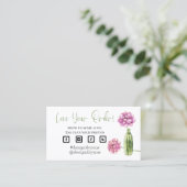 Liebe Ihrer Bestellung Einsteckkarte für kleine Un Visitenkarte (Stehend Vorderseite)