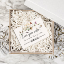 Liebe Ihrer Bestellung Einsteckkarte für kleine Un