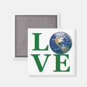 Liebe Ihrer Erde Magnet (Vorderseite/Rückseite)