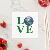 Liebe Ihrer Erde Serviette (Beispiel)