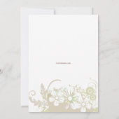 Liebe Ihrer lebensneutralen Babydusche Einladung (Rückseite)