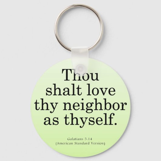 Liebe Ihrer Nachbargalaten 5:14 Schlüsselanhänger (Vorderseite)